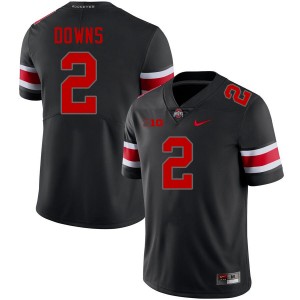 Men Football #2 Ohio State Caleb Downs Official Jersey - Blackout