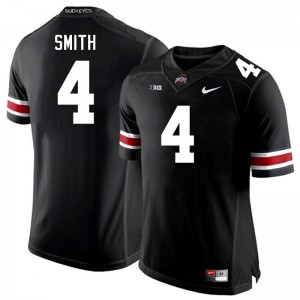 Mens Football #4 OSU Buckeyes Jeremiah Smith NCAA Jersey - Black