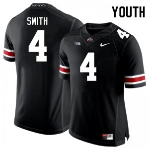 Youth Football #4 Ohio State Buckeyes Jeremiah Smith Player Jersey - Black